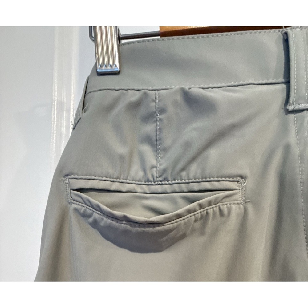 Kenneth Cole Golf Performance Grey Stretch Flat Front Tech Shorts - Picture 5 of 8
